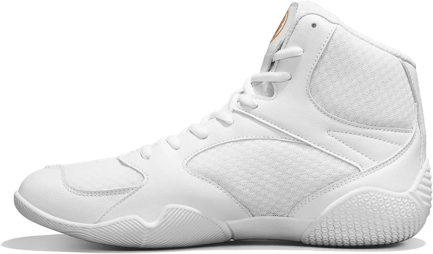 Men's Wrestling Shoes with Lightweight,Sdtdid Boxing Shoes Made of Micro Suede for Gym,Powerlifting,Bodybuilding,Training Etc.