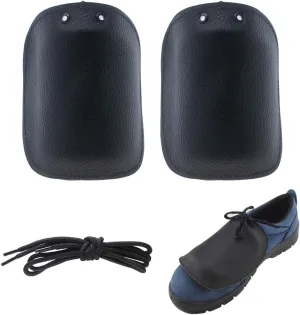 Metatarsal Guards for Work Boots, VIDAYA Unisex Safety Footwear Work Boot Toe Leather Protector Attachment, Universal Size, Metatarsal Guard for Most Safety Shoes and Boots with Laces (1 Pair)