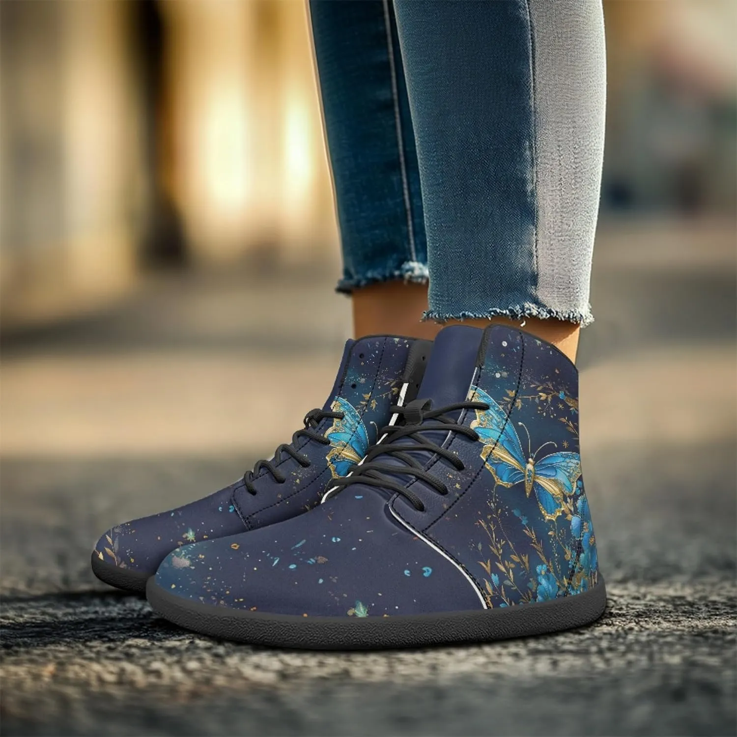 Micoklinlin Minimalist Barefoot Shoes for Women Men Novelty Waterproof Trail Running Sneaker Wide Toe Zero Drop Walking Shoes