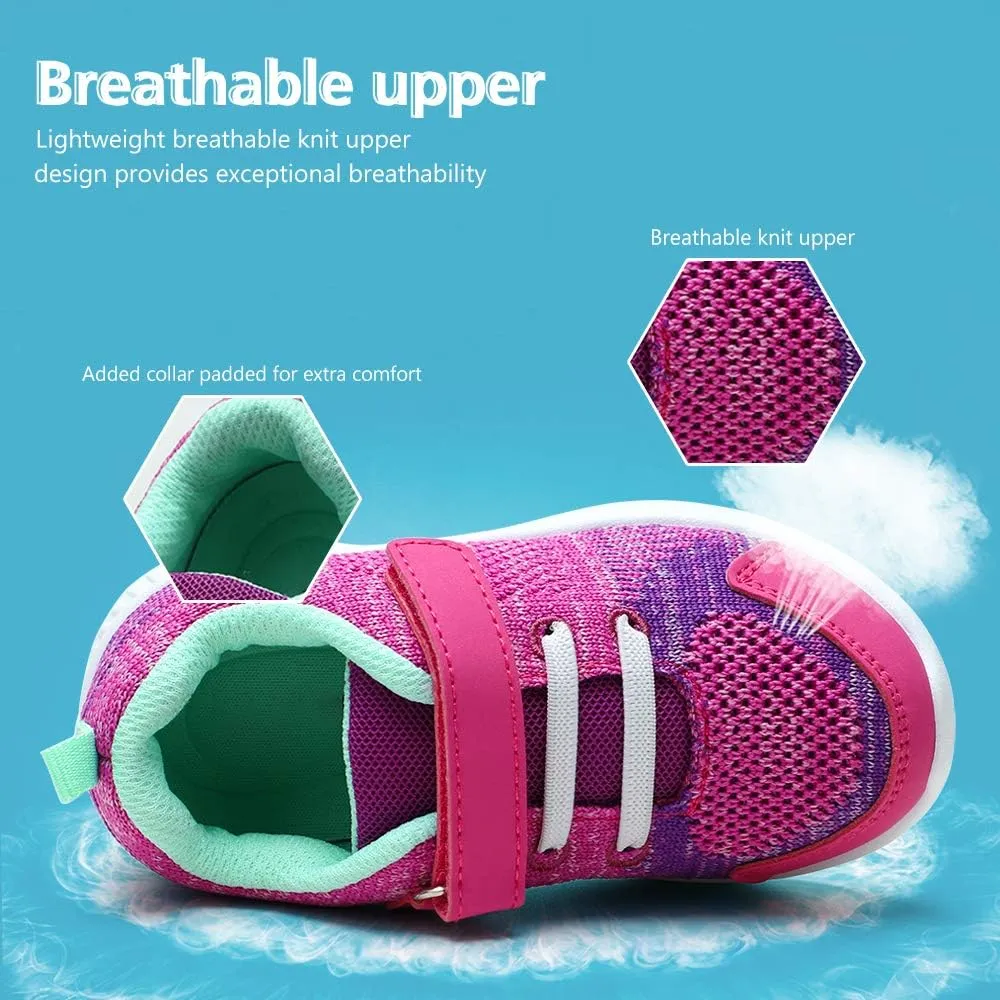 nerteo Toddler/Little Kid Boys Girls Shoes Running/Walking Sports Sneakers