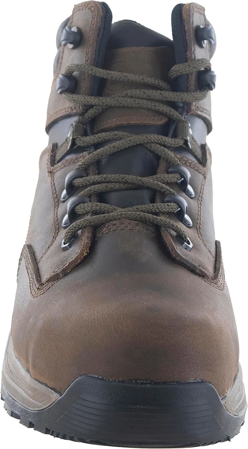 Northside Mens Garner Mid CT Composite Toe Waterproof Work Boots - Electrical Hazard Resistance, Oil & Slip Resistance with Memory Foam Insole - Full Grain Leather Upper with EVA midsole