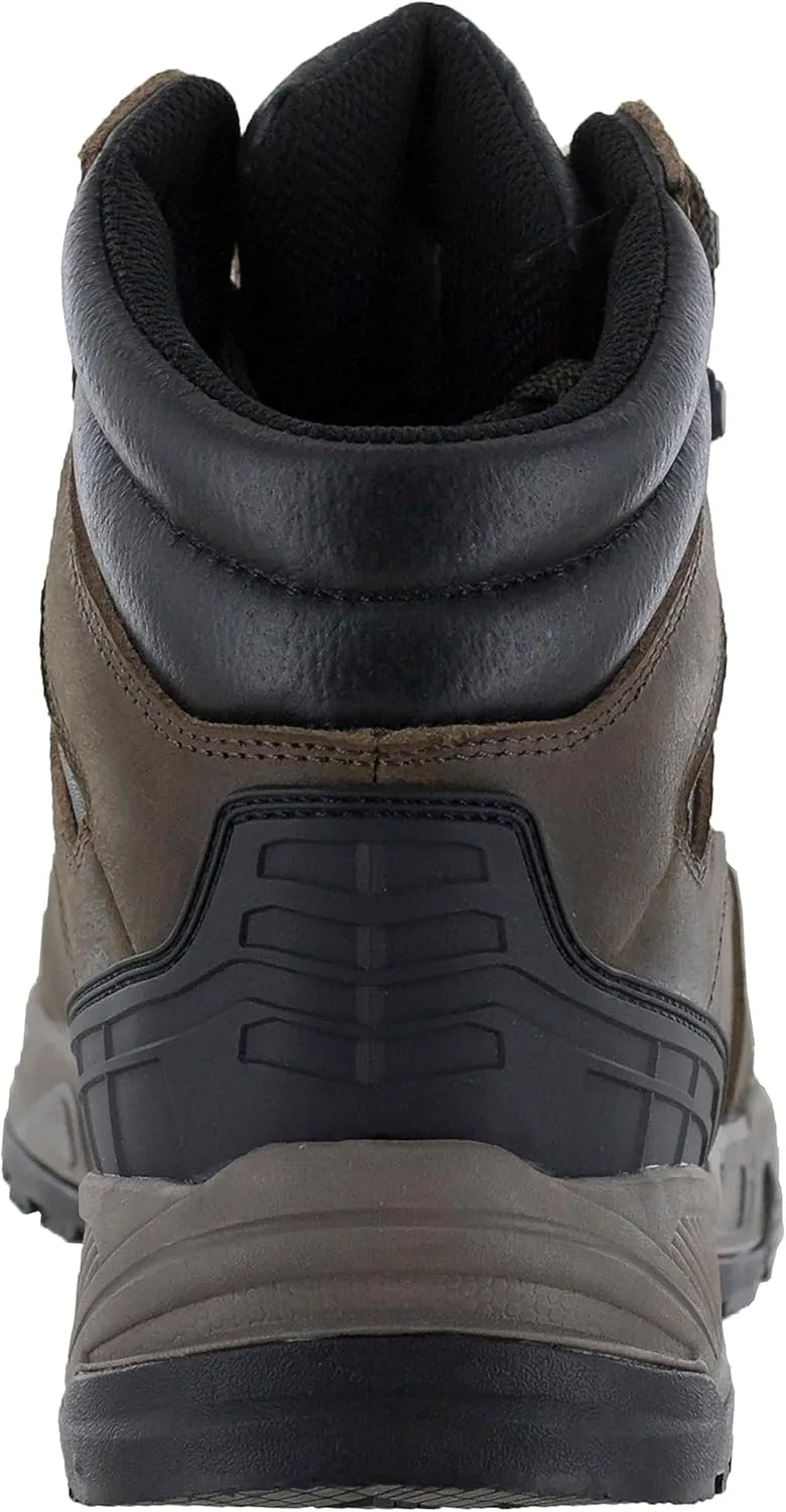 Northside Mens Garner Mid CT Composite Toe Waterproof Work Boots - Electrical Hazard Resistance, Oil & Slip Resistance with Memory Foam Insole - Full Grain Leather Upper with EVA midsole