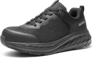 NORTIV 8 Steel Toe Shoes for Men Slip Resistant Comfortable Work Shoes