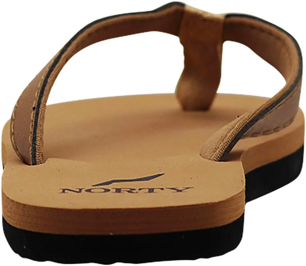 NORTY - Womens Platform Flip Flop Thong Sandal - Runs 1 Size Small