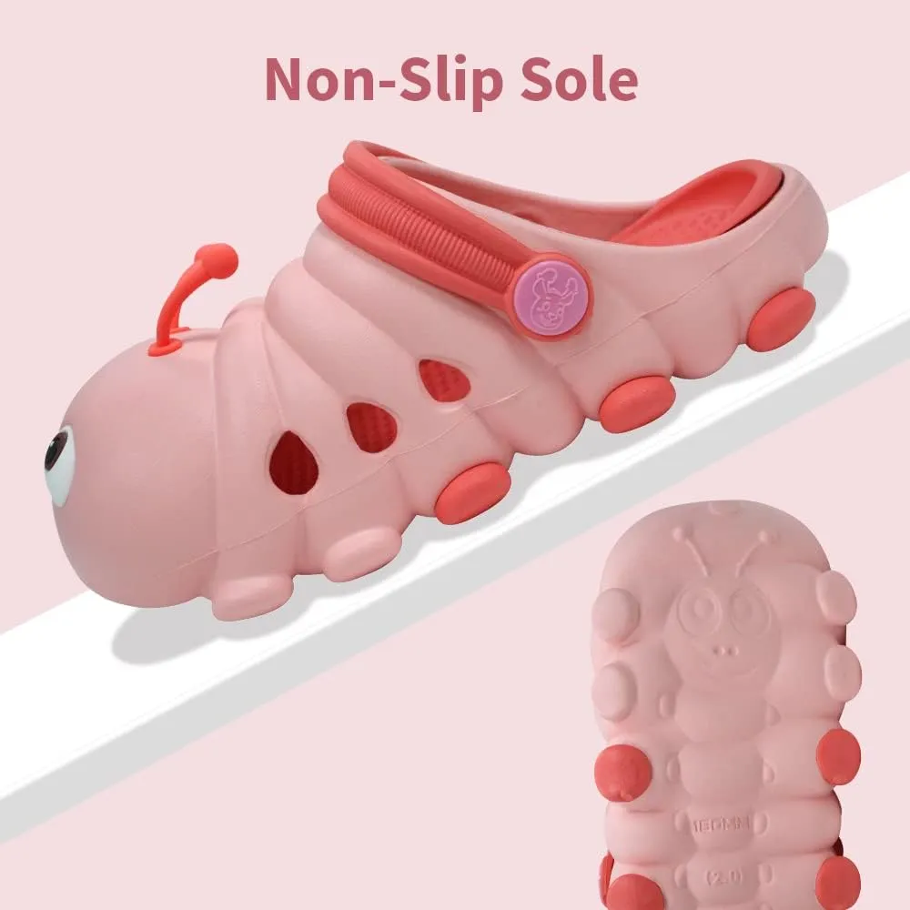 NW Kids Cute Clogs Garden Shoes Toddler Boys Girls Non-Slip Soft EVA Slides Slippers Indoor Outdoor Waterproof Children Water Shower Beach Pool Sandals