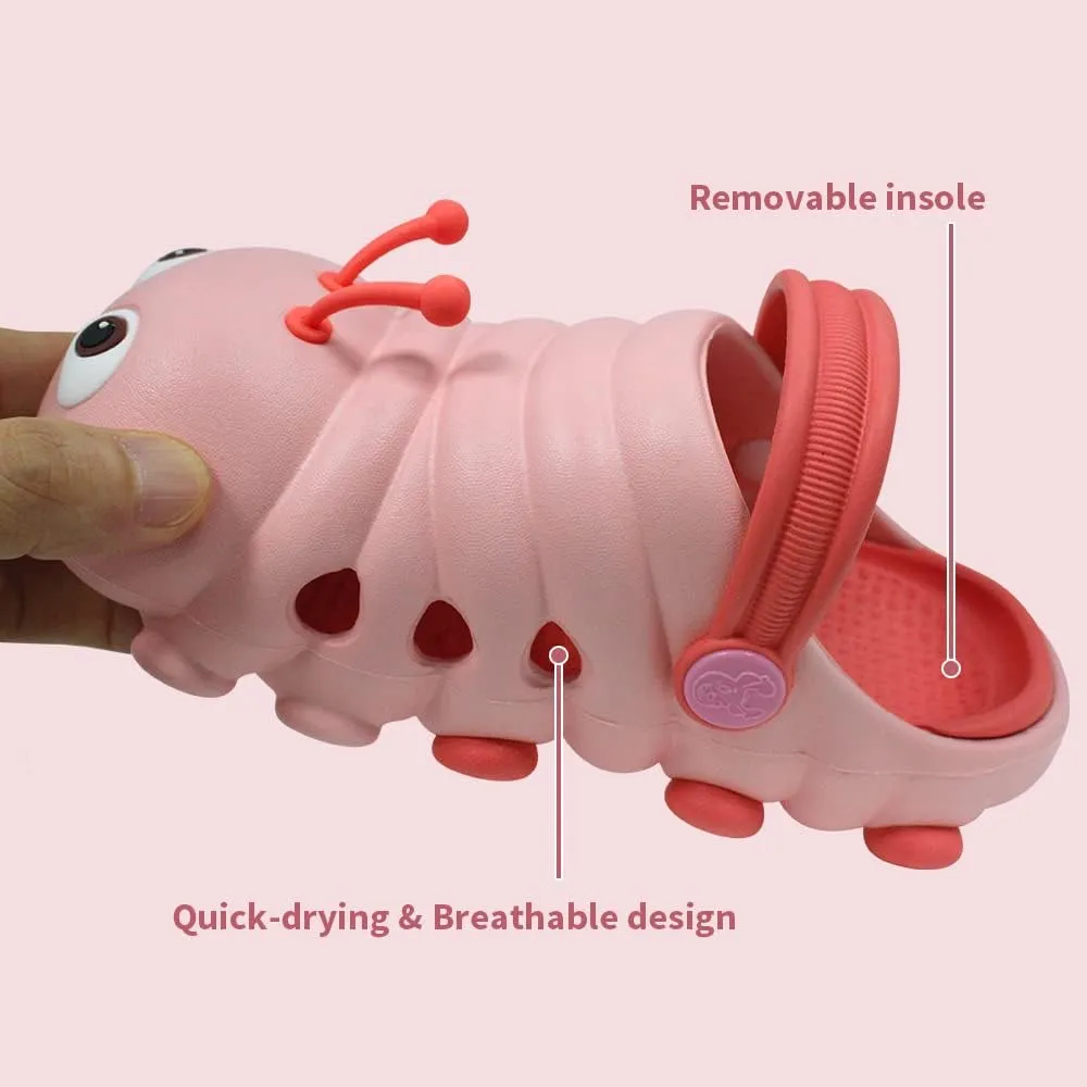 NW Kids Cute Clogs Garden Shoes Toddler Boys Girls Non-Slip Soft EVA Slides Slippers Indoor Outdoor Waterproof Children Water Shower Beach Pool Sandals