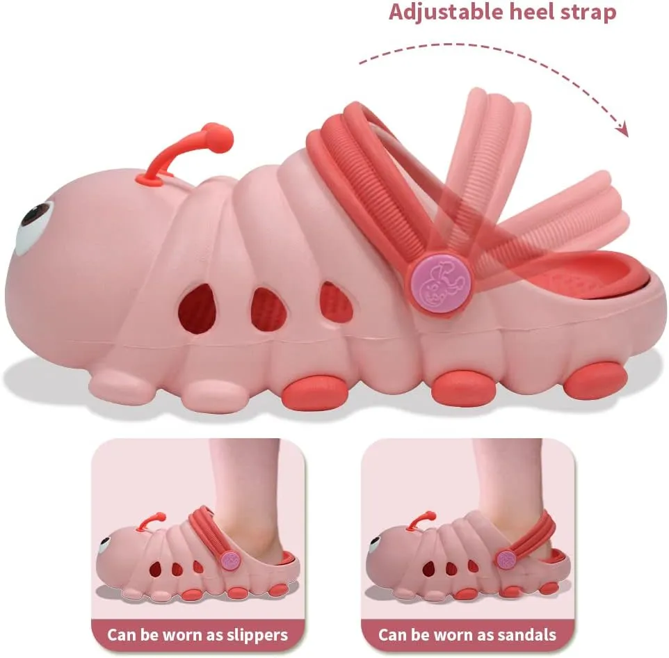 NW Kids Cute Clogs Garden Shoes Toddler Boys Girls Non-Slip Soft EVA Slides Slippers Indoor Outdoor Waterproof Children Water Shower Beach Pool Sandals