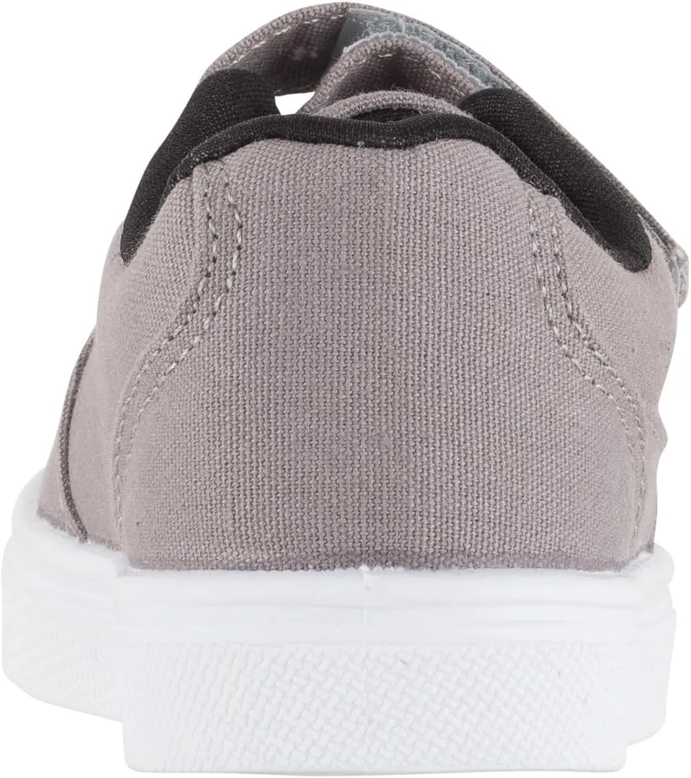 Oomphies Ethan Boys Low-Top Sneakers – Canvas Upper, Hook & Loop Closure, Cushioned Footbed & Durable Rubber Sole