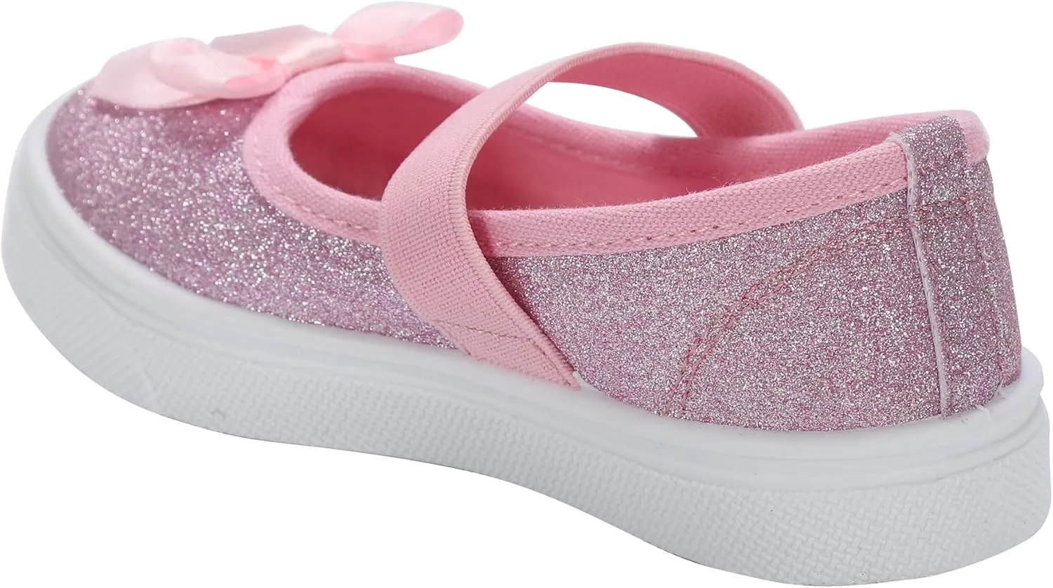 Oomphies Quinn Slip-On Mary Jane Shoes for Girls – Comfortable Elastic Strap, Cushioned Insole & Durable Rubber Sole