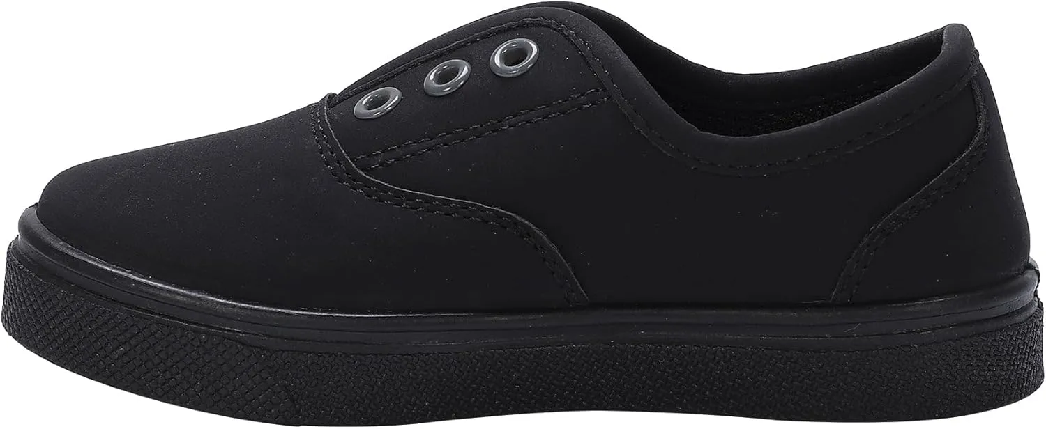 Oomphies Robin Boys Slip-On Sneakers – Canvas Upper, Elastic Strap, Cushioned Insole & Durable Rubber Sole