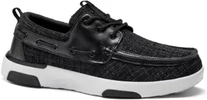 OrthoComfoot Men's Orthopedic Walking Shoes with Arch Support: Casual Plantar Fasciitis Slip-On Loafers for Flat Feet, Orthotic Adjustable Fashion Sneakers for Foot and Heel Pain