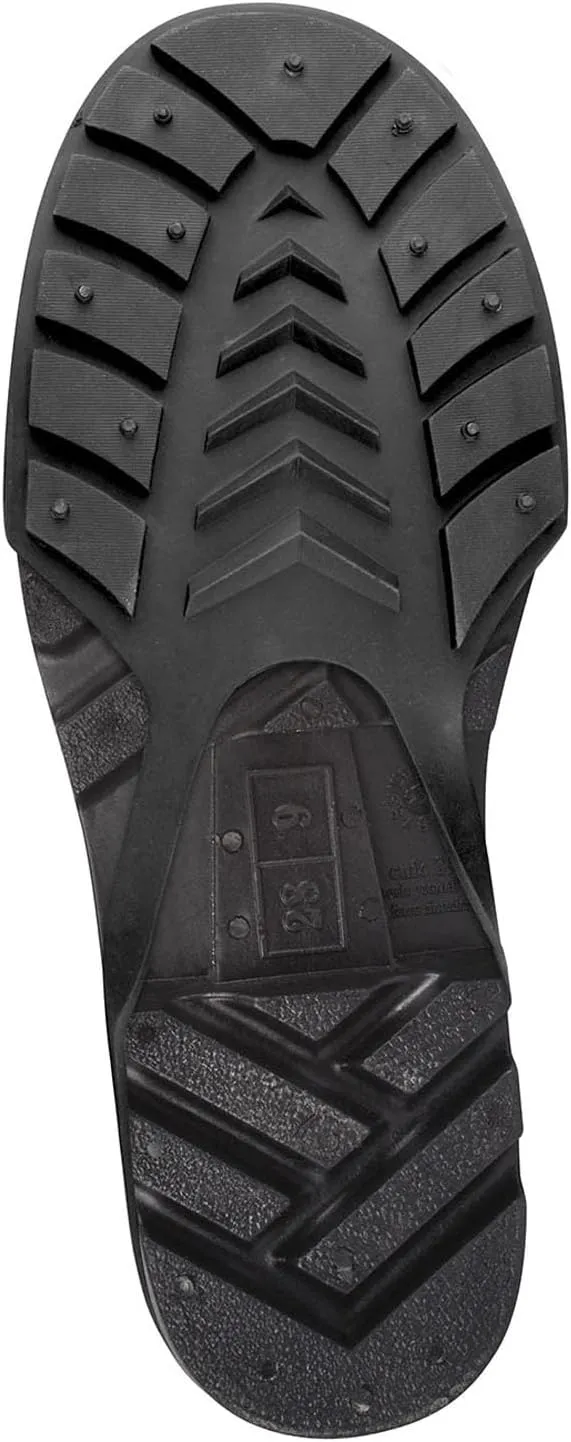OSH1162-11, Natural Rubber Safety Overshoes with Steel Toe Cap and Back Strap Shoe Cover (Color Coded by Size)