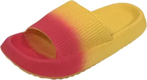 Pillow Slippers for Women Non Slip Quick Drying Shower Slides Bathroom Sandals | Ultra Cushion | Thick Sole