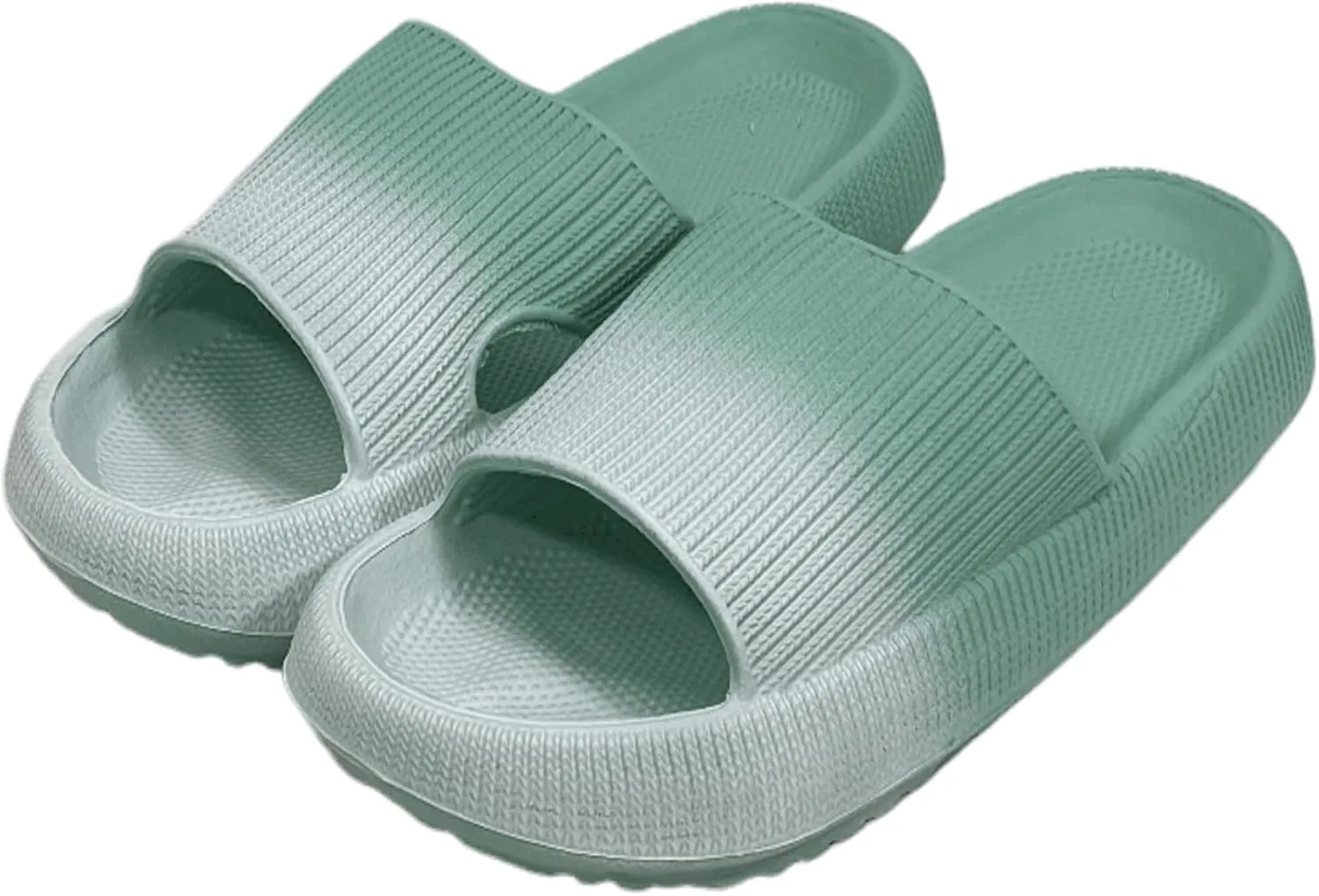Pillow Slippers for Women Non Slip Quick Drying Shower Slides Bathroom Sandals | Ultra Cushion | Thick Sole
