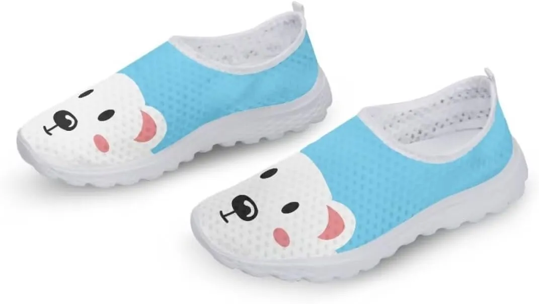 Pinupub Women Running Walking Shoes Colorful Print Soft Lightweight Practical No Tie Shoe Lace Fashion Sports Sneakers