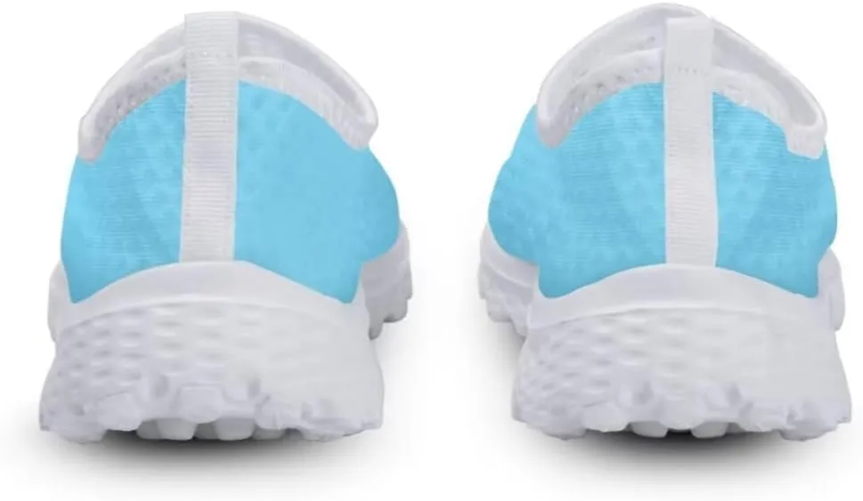 Pinupub Women Running Walking Shoes Colorful Print Soft Lightweight Practical No Tie Shoe Lace Fashion Sports Sneakers