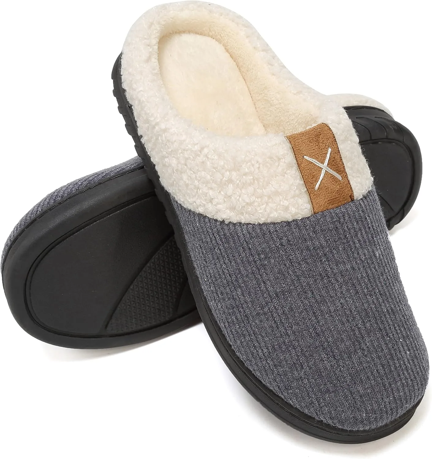PLMOKN Slippers for Women Fuzzy Winter House Indoor Outdoor Platform Trendy Cozy Girls Shoes With Memory Foam Boots Send To A Friend Best Gifts