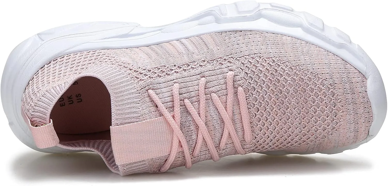 Pt&Hq Comfortable Tennis Running Shoes for Women Lightweight and Slip On Sneakers Casual Women's Walking Shoes