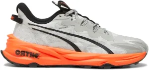 PUMA Mens Fast-Trac Nitro 3 Trail Trail Running Sneakers Shoes - Grey, Orange - Size 9.5 M