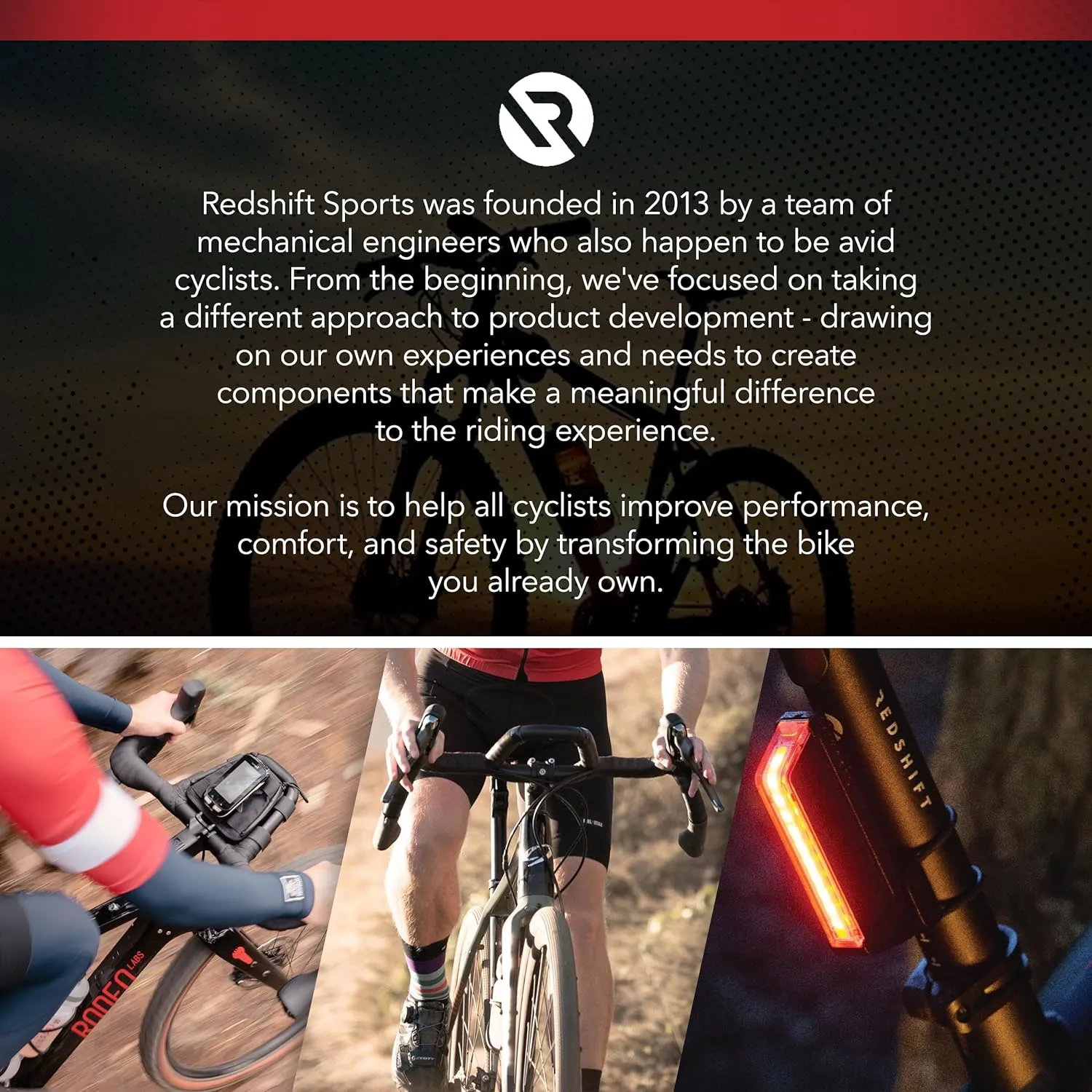 REDSHIFT Top Shelf Handlebar with 70mm of Rise, 47cm width for Road, Gravel, Touring, and Commuter Bikes, Aluminum Drop Bar