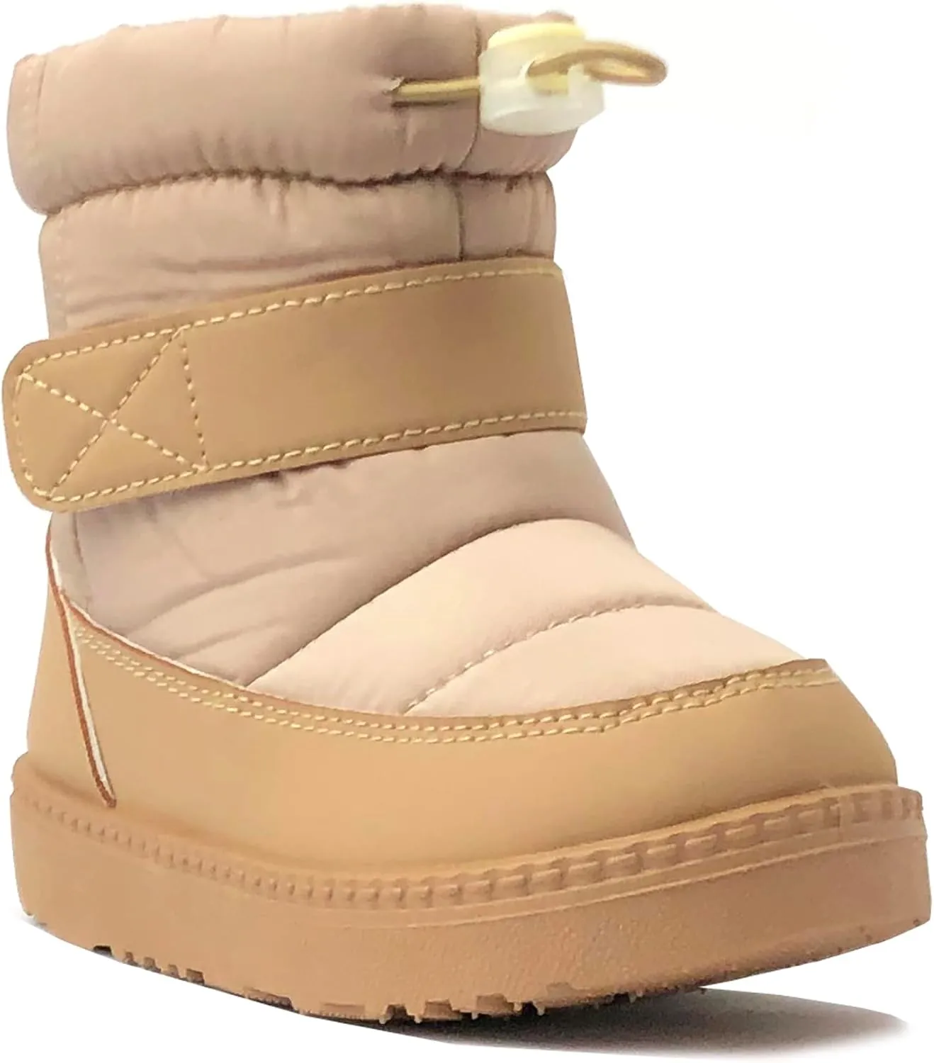 REDVOLUTION Kids Boots Toddler Girls Cute Butterfly Bow | PomPom PU leather Boot (Toddler/Small Kid)
