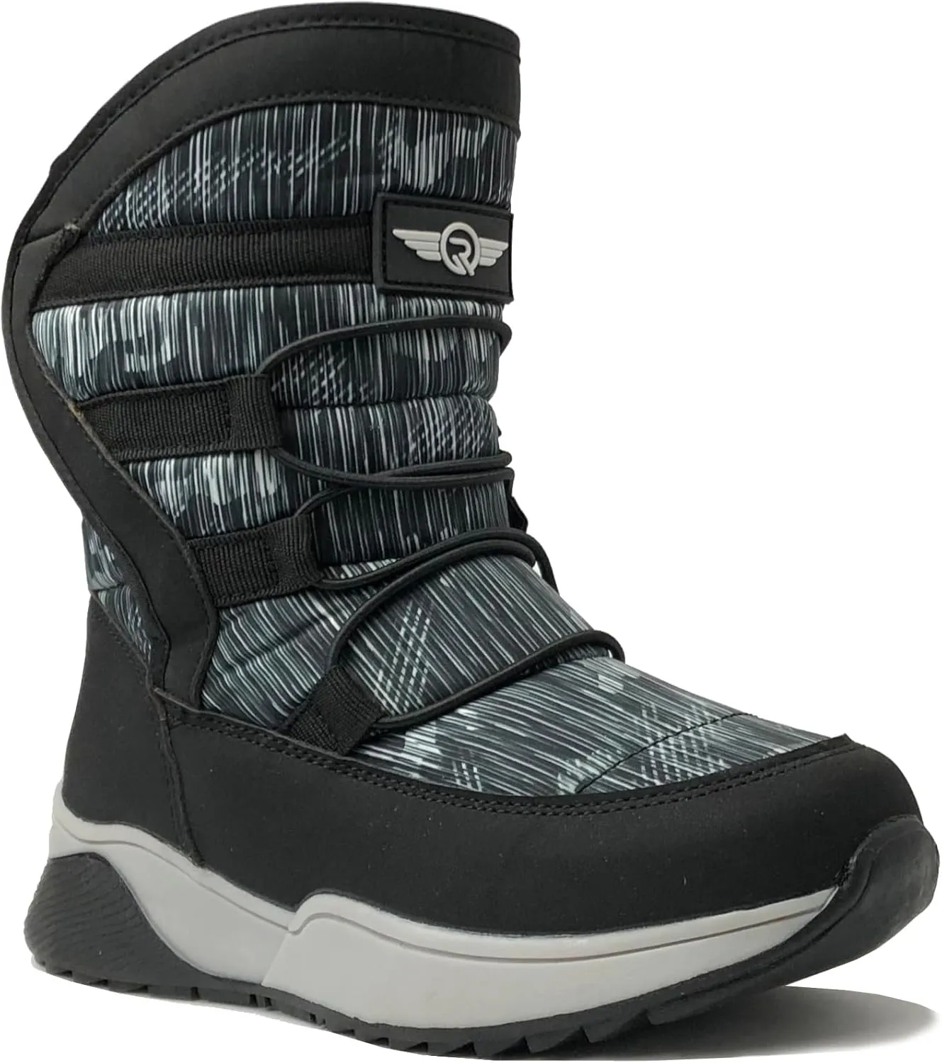 REDVOLUTION Unisex Snow Boots Slip-Resistant Waterpoof Winter Fashion Shoe (Toddler/Little Kid/Big Kid)