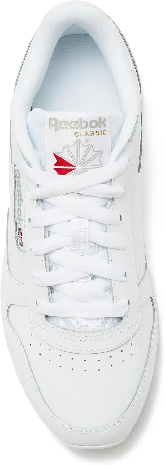 Reebok Classic Leather Sneakers for Women - Black or White Tennis Shoes Womens Size 5 to 12