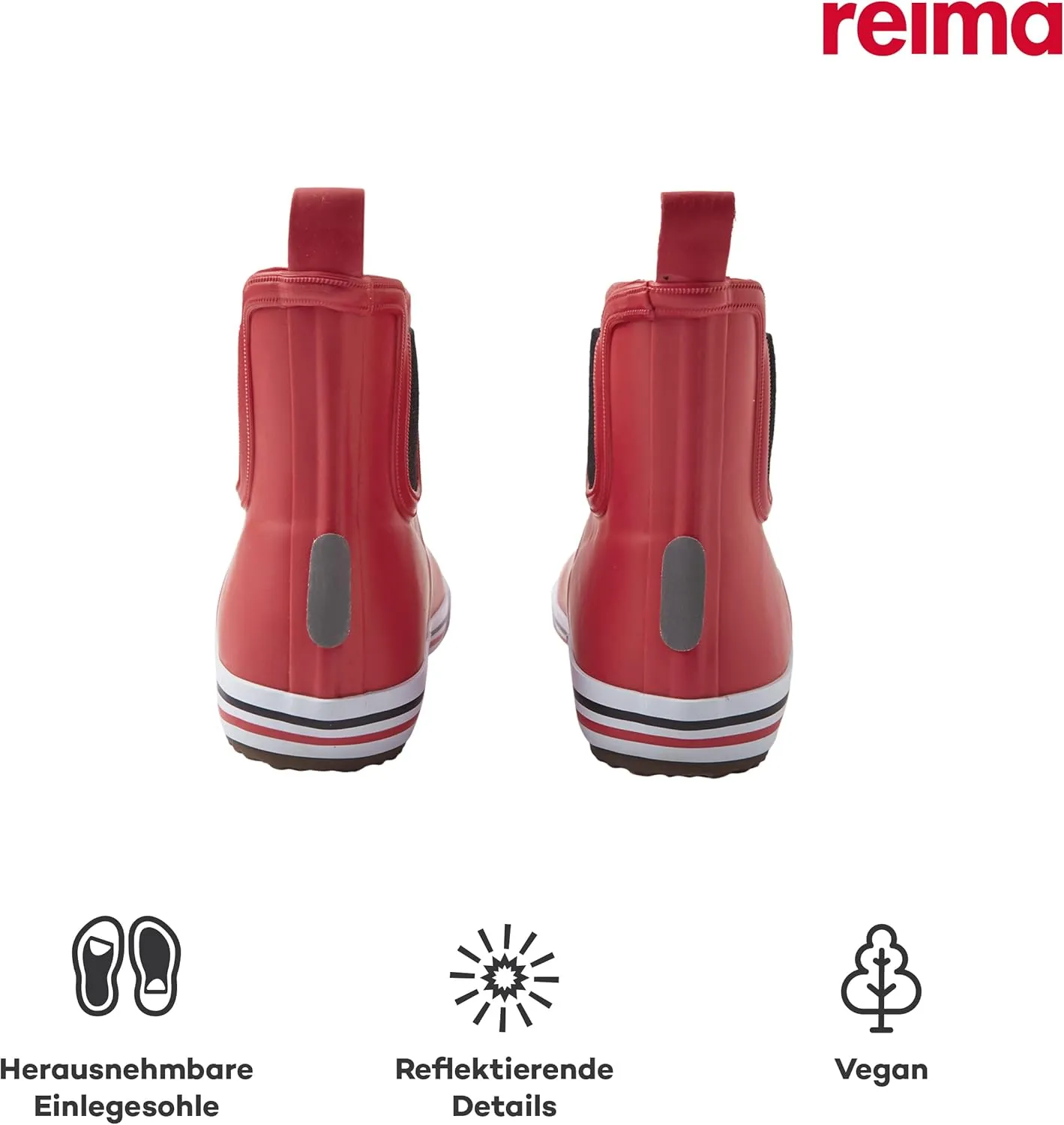 Reima Ankles Waterproof Low Cut Rain Boots Outdoor Rubber Boot for Kids