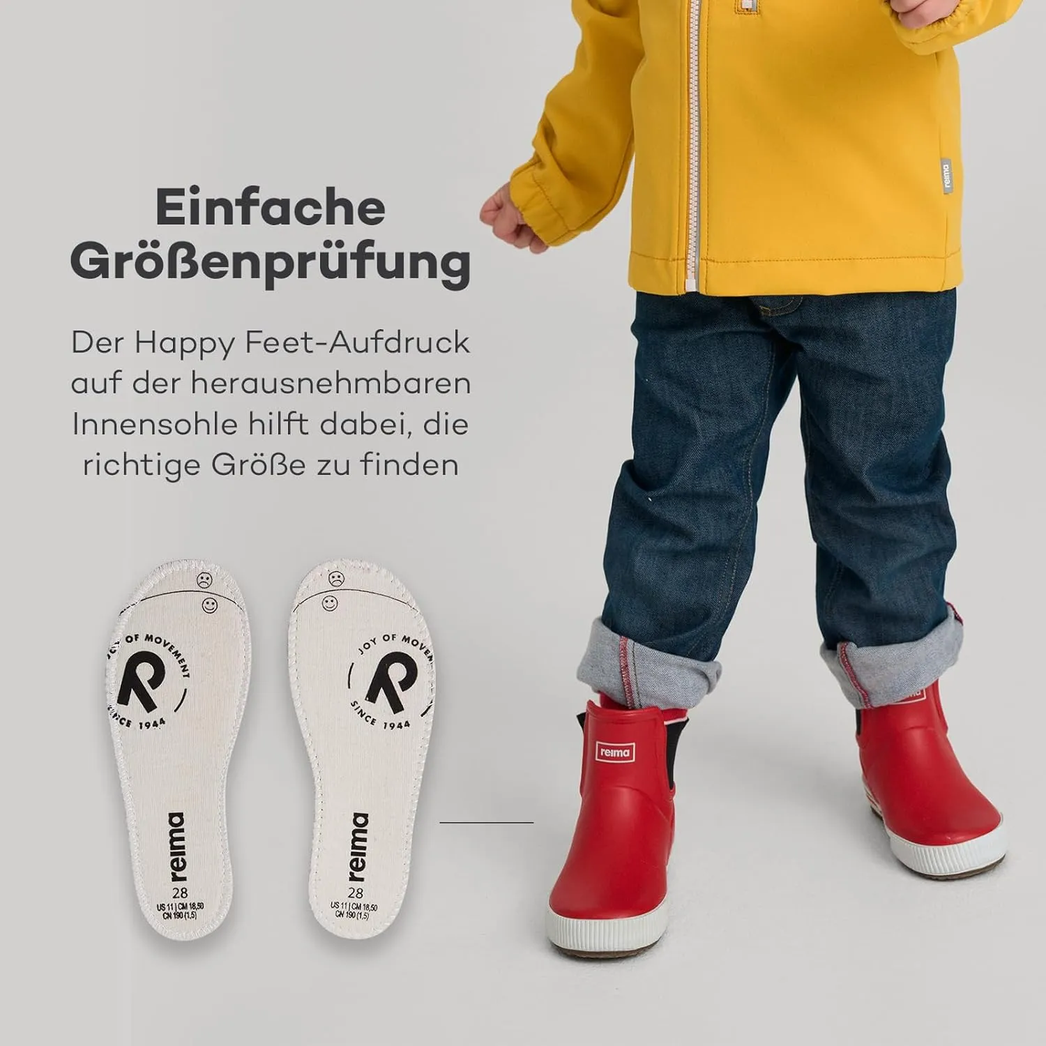 Reima Ankles Waterproof Low Cut Rain Boots Outdoor Rubber Boot for Kids