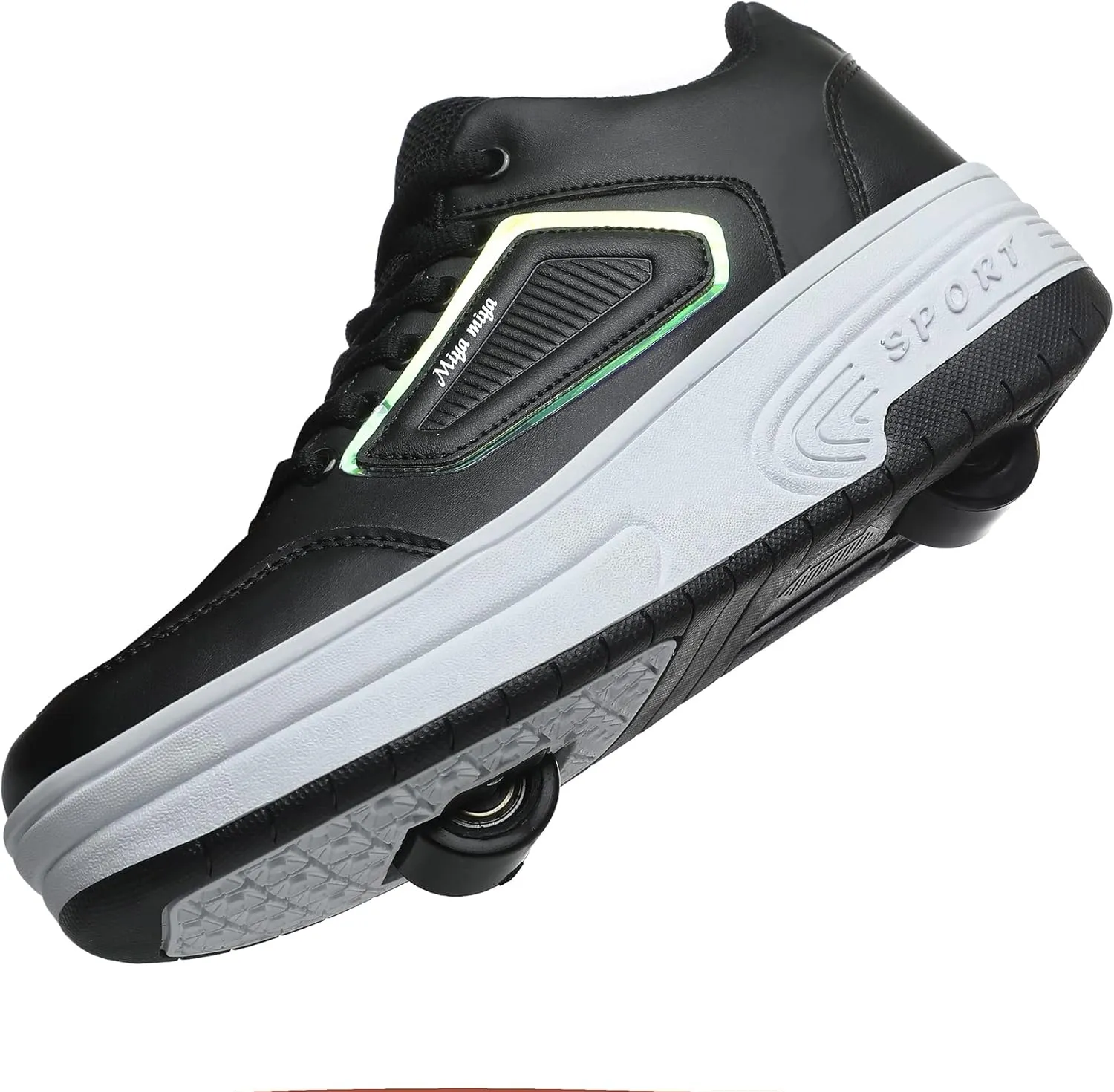 Roller Shoes Boys Girls Roller Skates Comfortable Sneakers with Wheels for Kids Women Wheeled Footwear Retractable Breatheable Shoes Beginner Exercise Skates Birthday Gifts Christmas