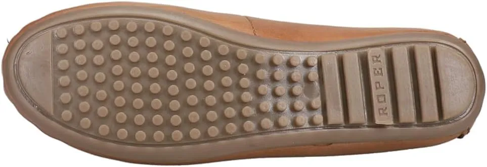 ROPER Womens Lilly Leopard Moccasins Flats Casual - Brown