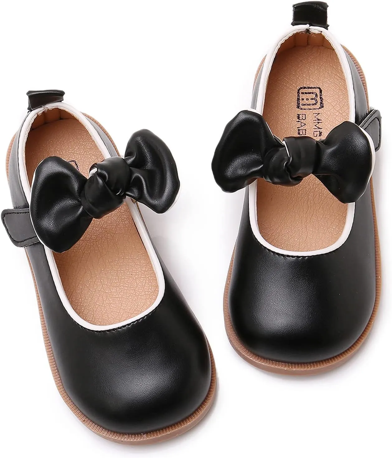 RVROVIC Little Girls Mary Jane Flats Gracy Ballet Princess Toddler Dress Shoes School Birthday Party