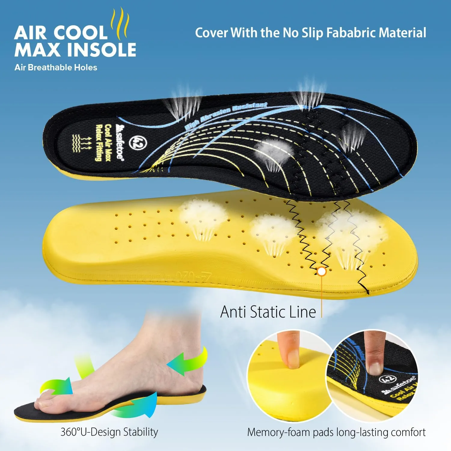 SAFETOE Welding Boots for Men - Composite Toe Safety Boot, Fire and 300 Heat Resistant, Welder Working Footwear