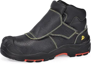 SAFETOE Welding Boots for Men - Composite Toe Safety Boot, Fire and 300 Heat Resistant, Welder Working Footwear