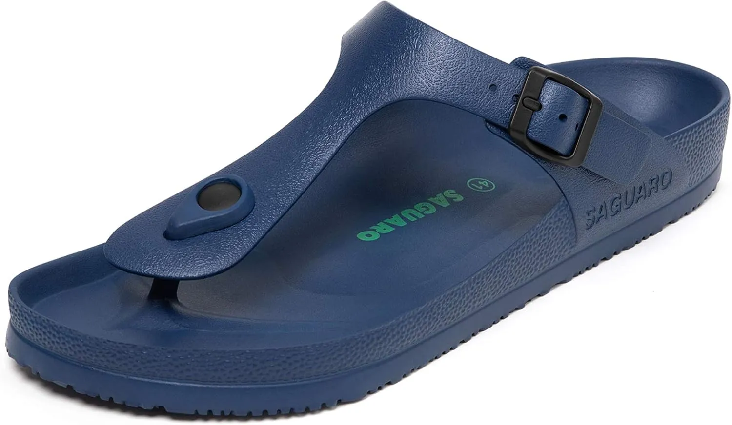 SAGUARO Men's Women's Comfort Double Buckle Sandals Lightweight Adjustable EVA Sandals with Rubble Sole