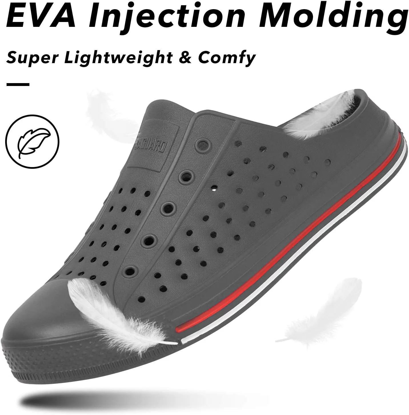 SAGUARO Women's Men's Garden Clogs Shoes Casual Slippers Unisex Quick Drying Sandals Summer Anti-Skid Beach Shoes