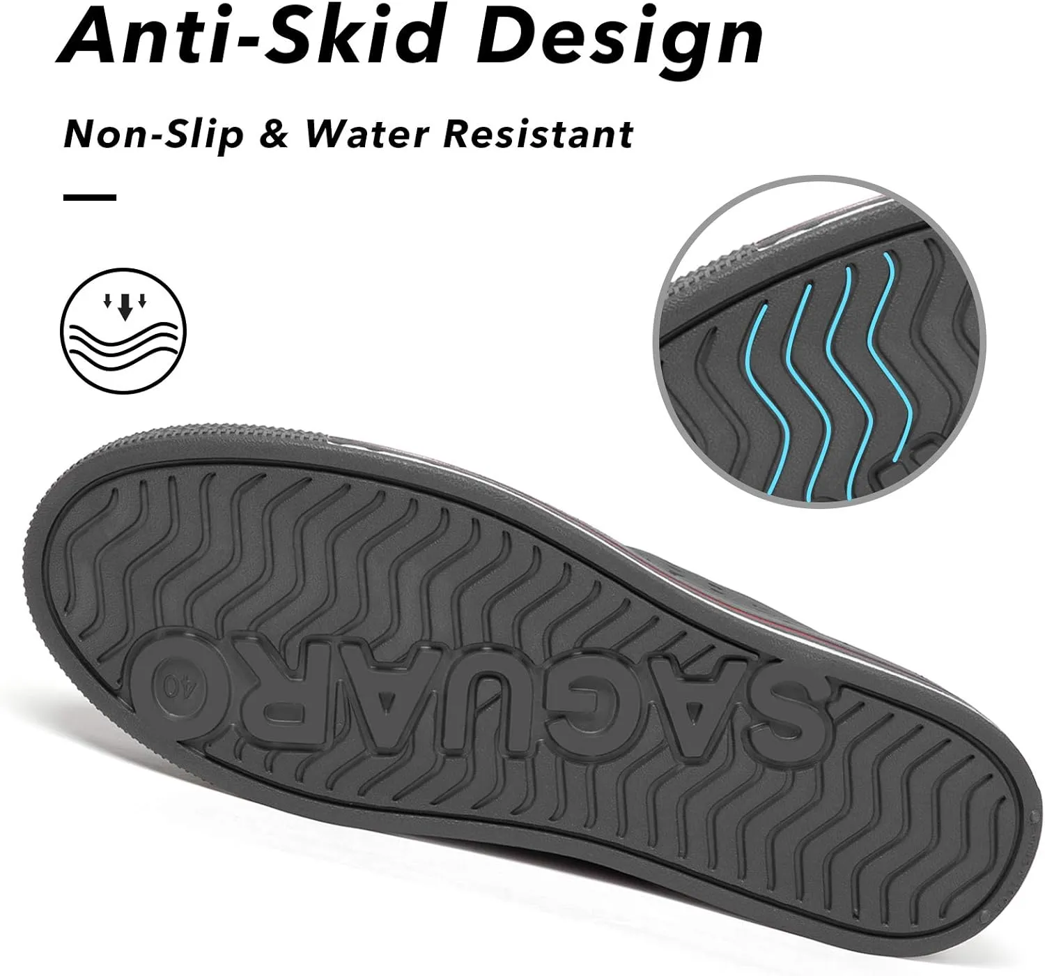 SAGUARO Women's Men's Garden Clogs Shoes Casual Slippers Unisex Quick Drying Sandals Summer Anti-Skid Beach Shoes