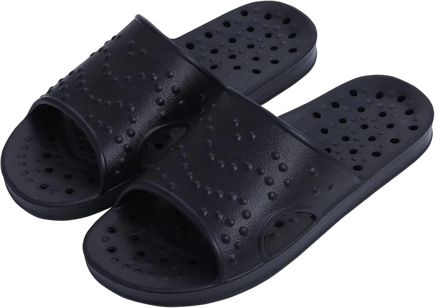 shevalues Shower Shoes for Women with Arch Support Quick Drying Pool Slides Lightweight Beach Sandals with Drain Holes