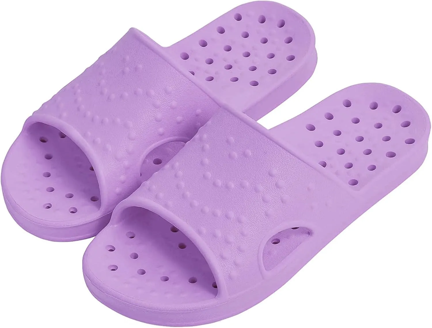 shevalues Shower Shoes for Women with Arch Support Quick Drying Pool Slides Lightweight Beach Sandals with Drain Holes