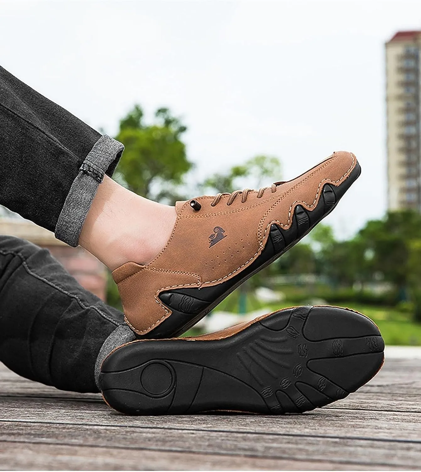 Shoes for Men Shoes Casual Slip Ons Mens Fashion Shoes Comfort Handmade Walking