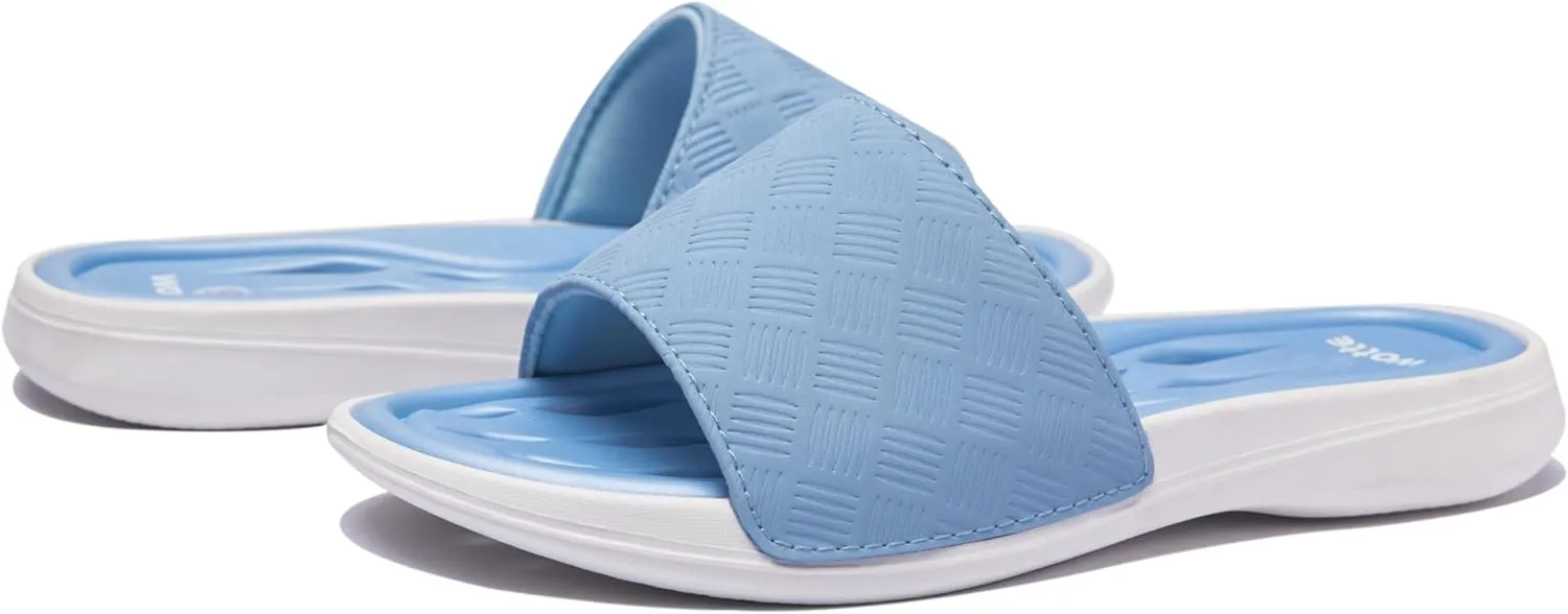 Shower Shoes for Women with Quick Drying Holes Non Slip Drain Pool Slides Lightweight Bathroom Slippers College Dorm Gym Beach Dorm Home Slides