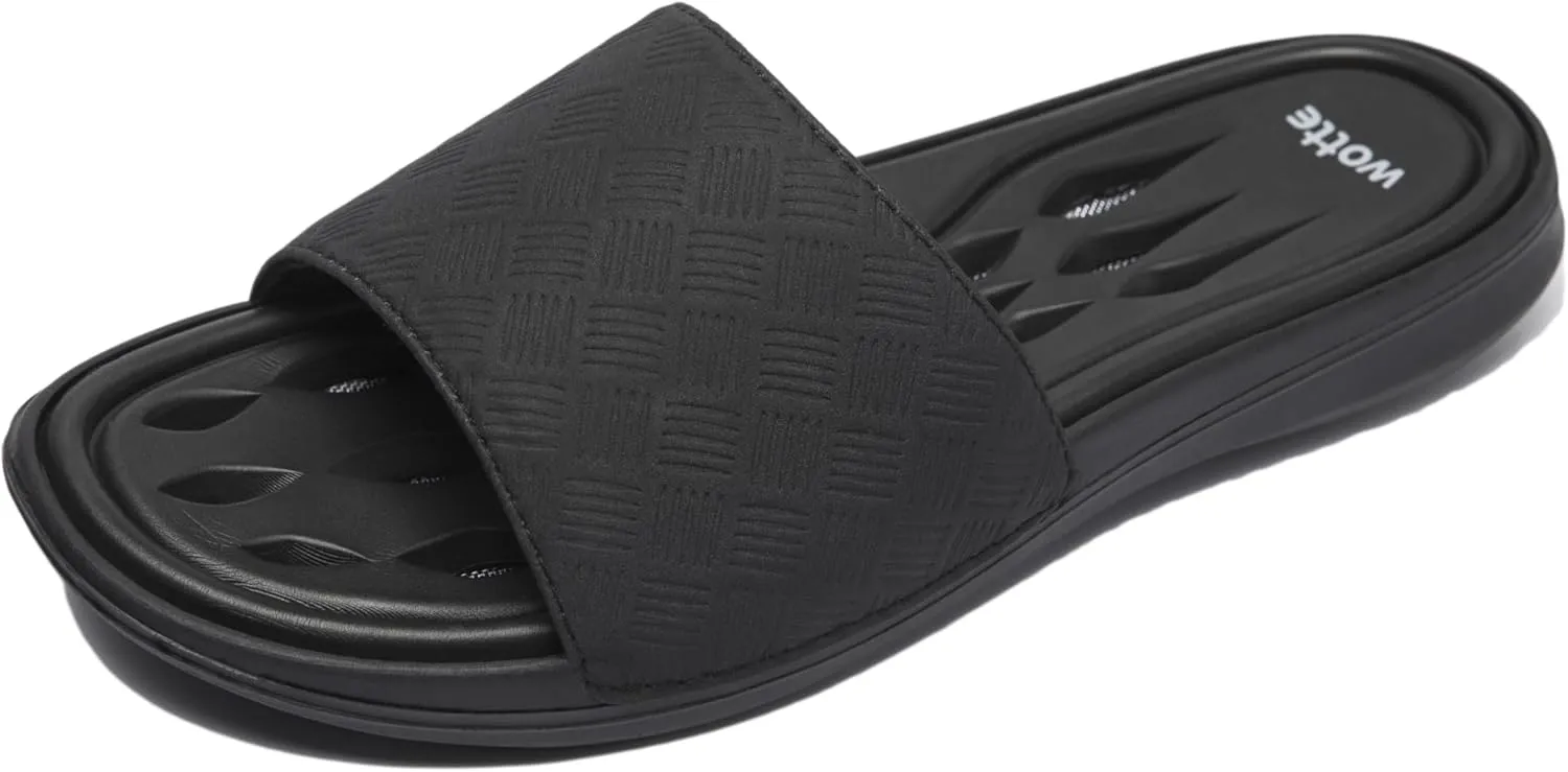Shower Shoes for Women with Quick Drying Holes Non Slip Drain Pool Slides Lightweight Bathroom Slippers College Dorm Gym Beach Dorm Home Slides
