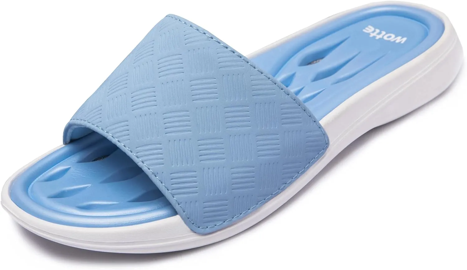 Shower Shoes for Women with Quick Drying Holes Non Slip Drain Pool Slides Lightweight Bathroom Slippers College Dorm Gym Beach Dorm Home Slides