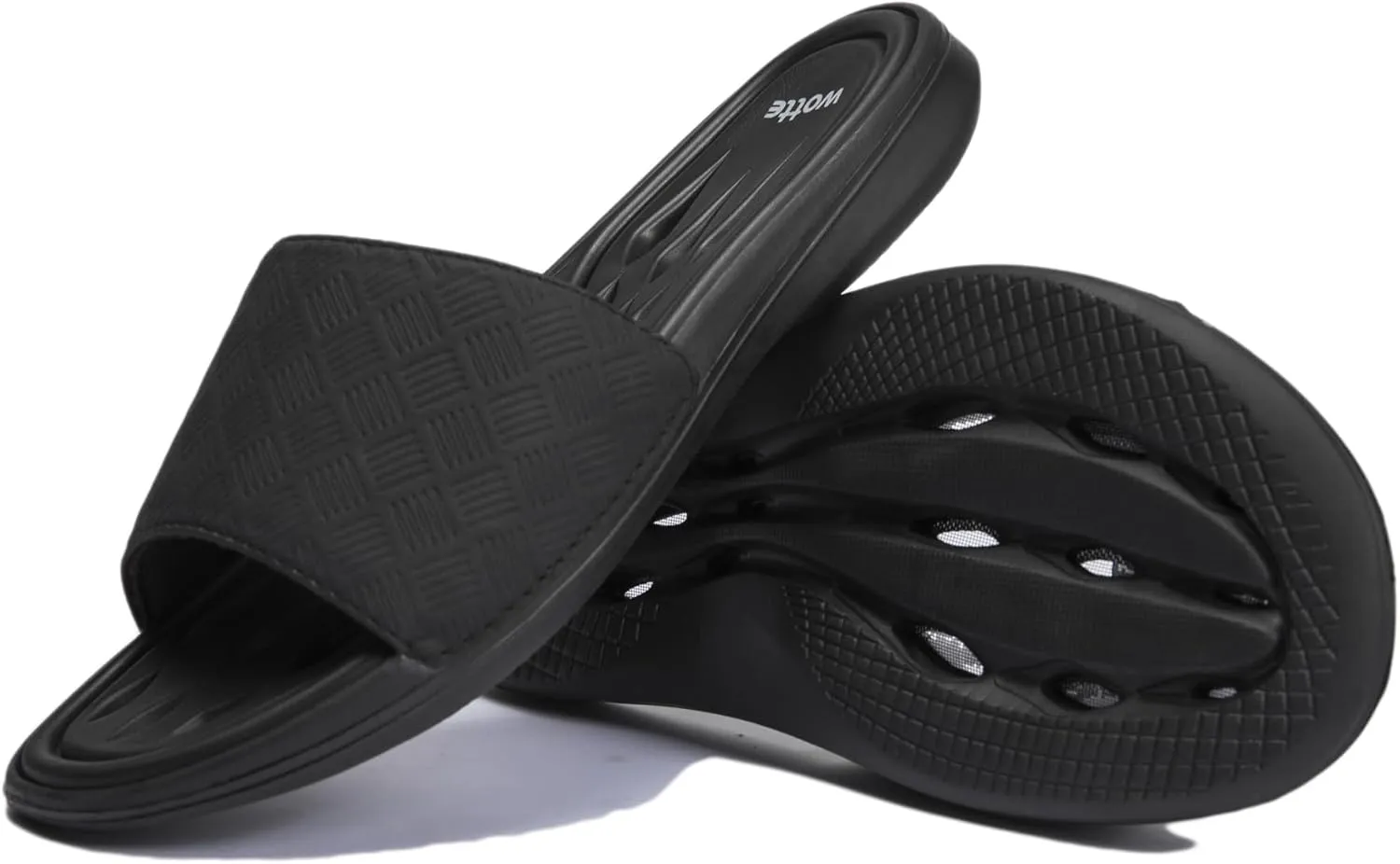 Shower Shoes for Women with Quick Drying Holes Non Slip Drain Pool Slides Lightweight Bathroom Slippers College Dorm Gym Beach Dorm Home Slides