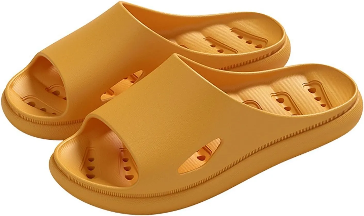 Shower Shoes,Men And Women Same Couples Quick Drying Non Slip Leakage Thick Soled Soft Soled Solid Color Home Travel Slippers for Women Men,Beach Walking Slipper