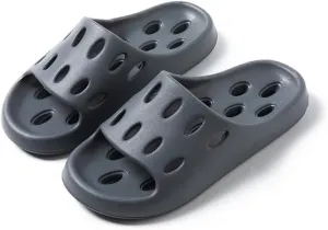 Shower Slippers for Women and Men, Quick Drying Pool Slides Lightweight Beach Sandals with Drain Holes