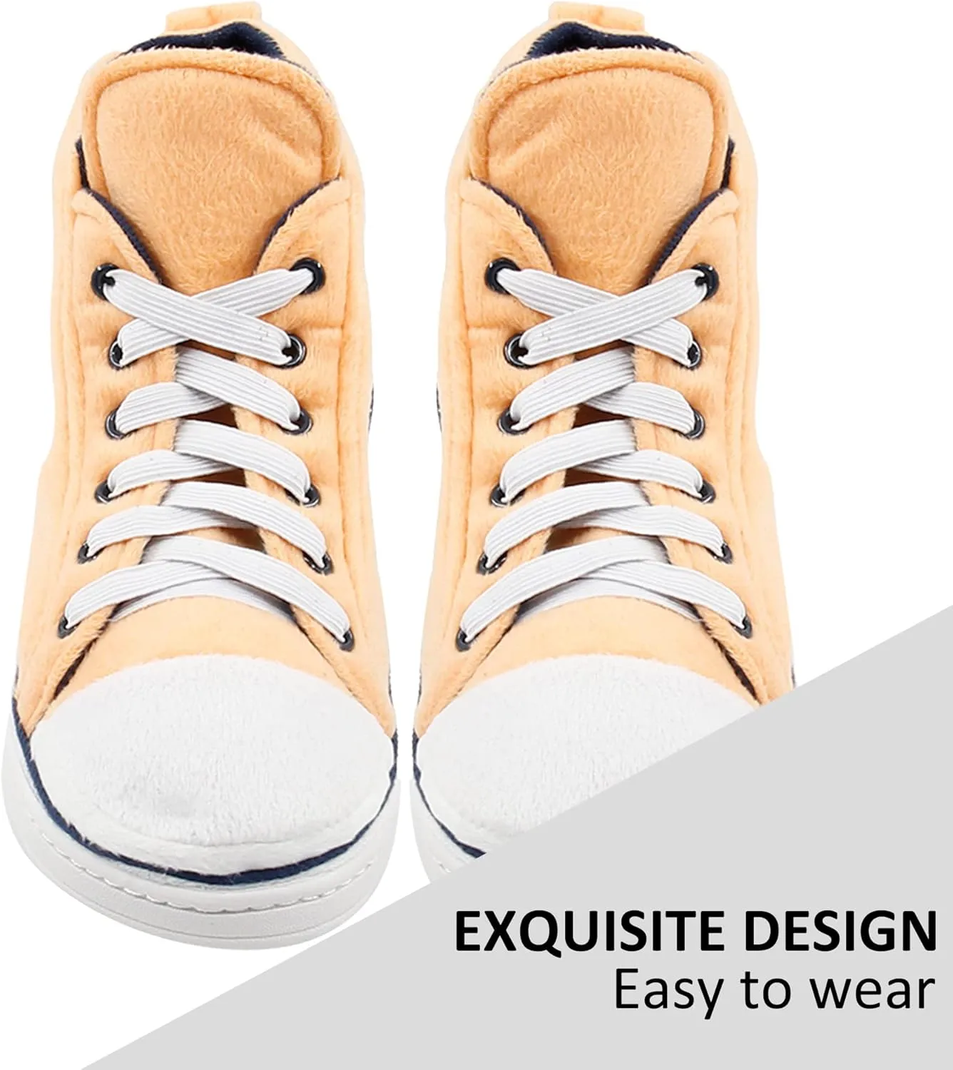 Sneaker Slippers for Women Fashion Indoor House Slipper Boots, Women's Super Soft Warm High Top Plush House Shoes for Women Slippers