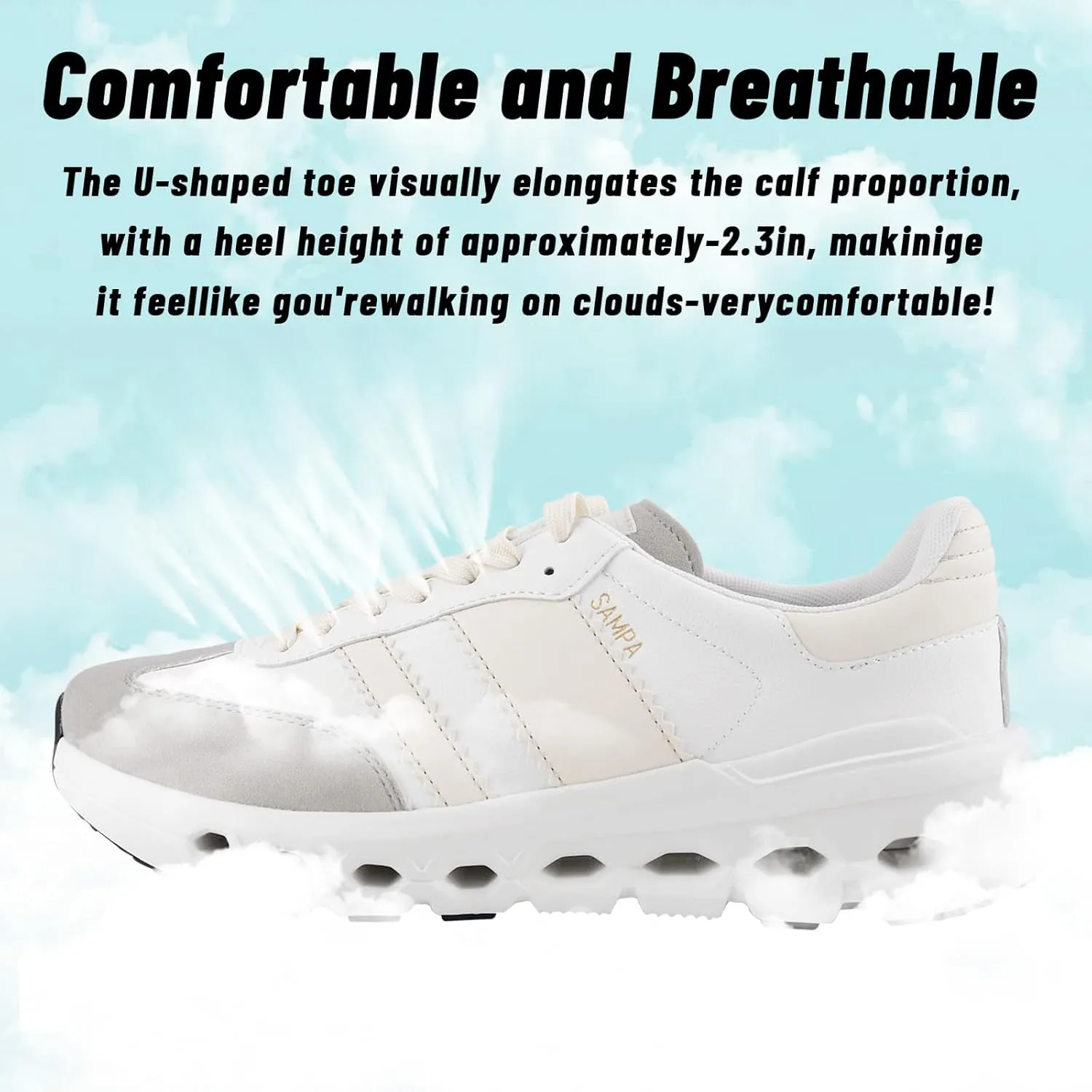 Sneakers for Women Men Non-Slip Work Shoes Casual Lace-Up Tennis Shoes Womens Fashion Sneakers - Lightweight Arch Support All-Day Comfort Sneakers