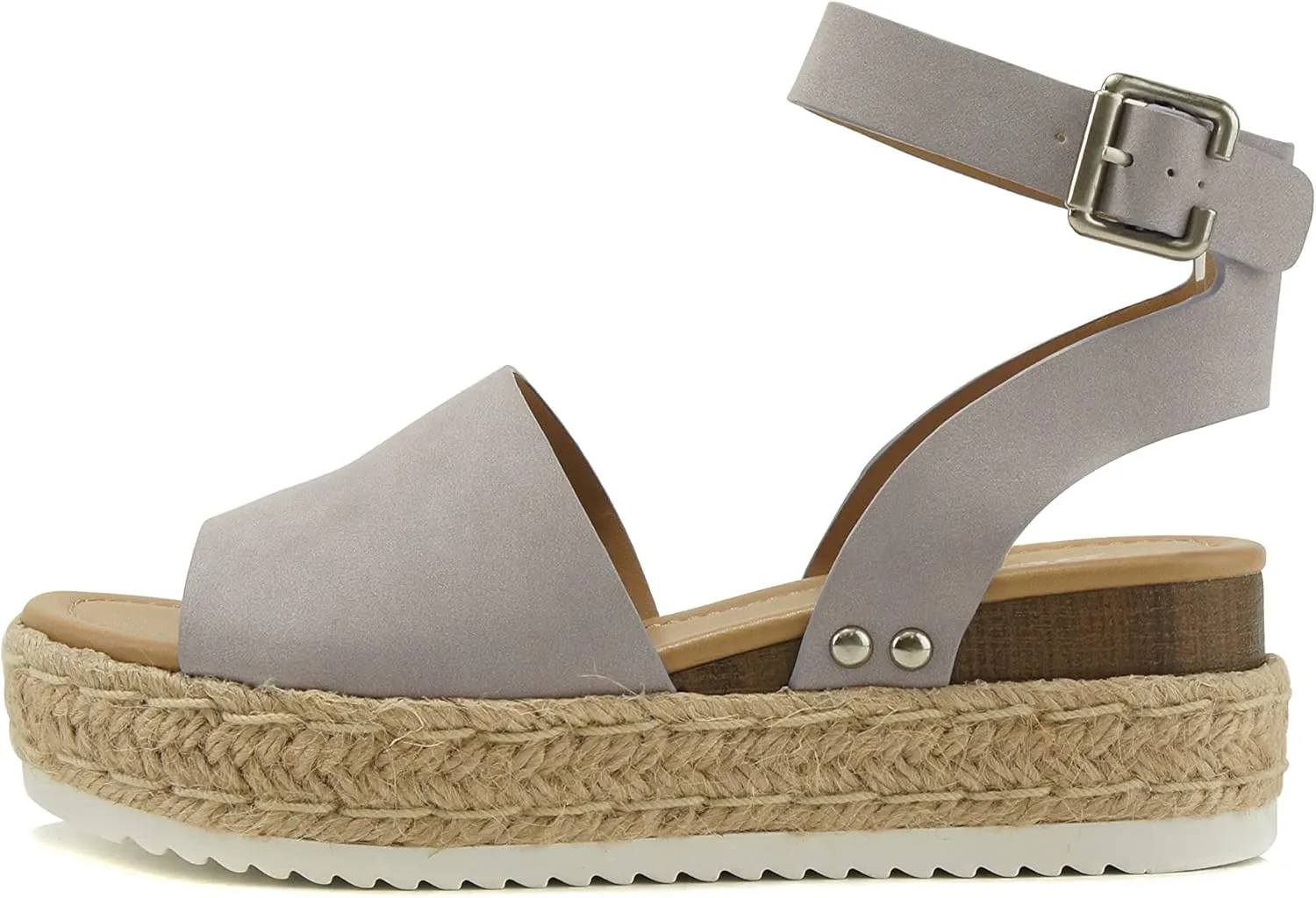Soda Women's Shoes Clip Open Toe Casual Platform Sandals