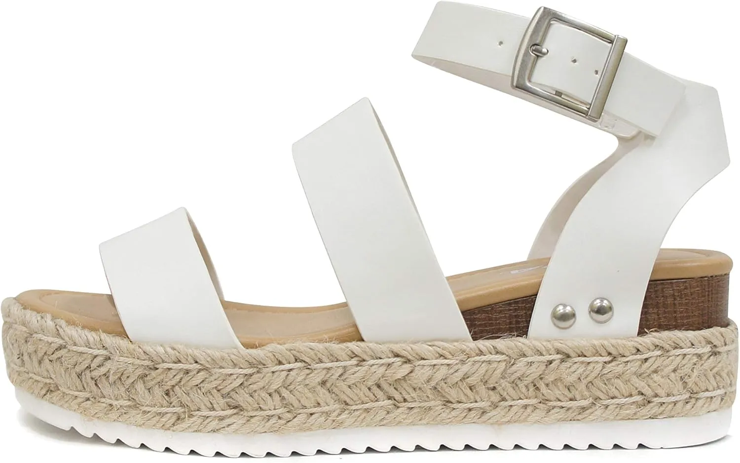 Soda Women's Shoes Clip Open Toe Casual Platform Sandals